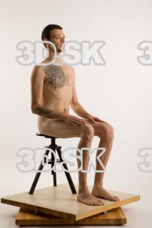 Sitting reference of nude Willard 0006